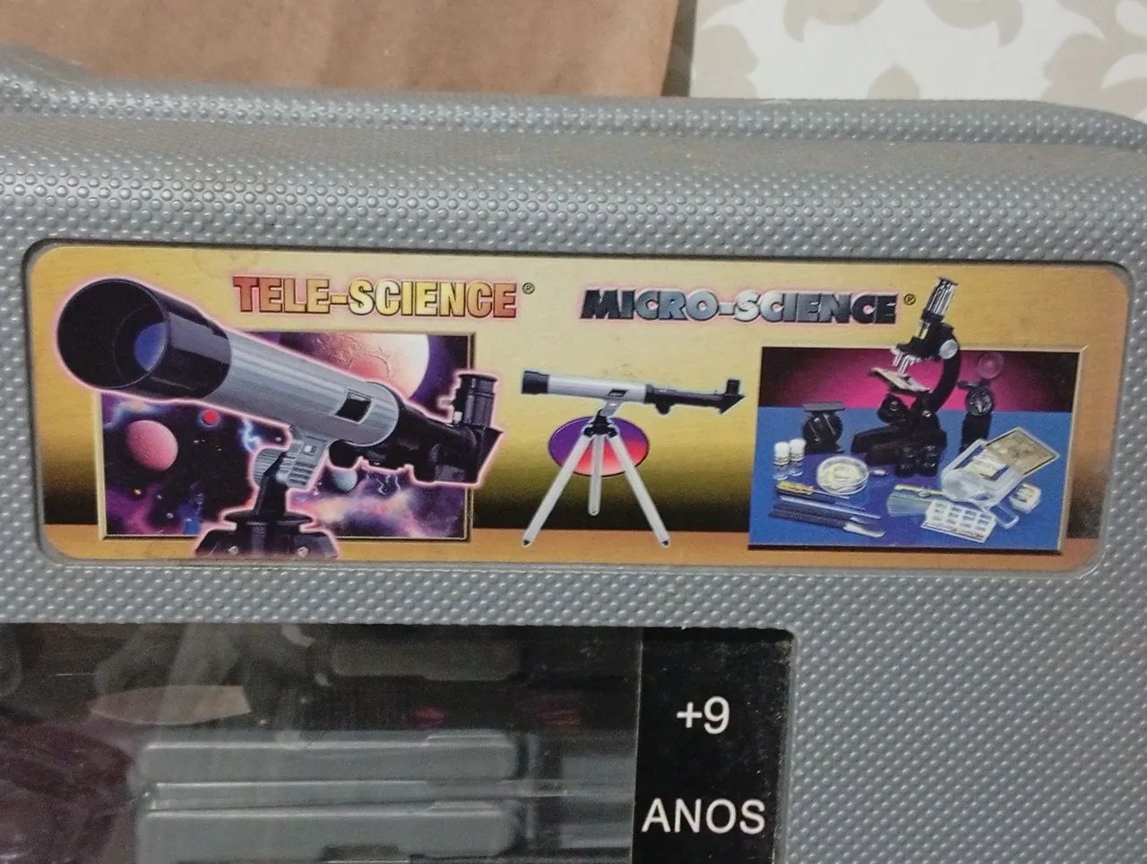 Kit telescópio e microscópio na caixa - Foto 4