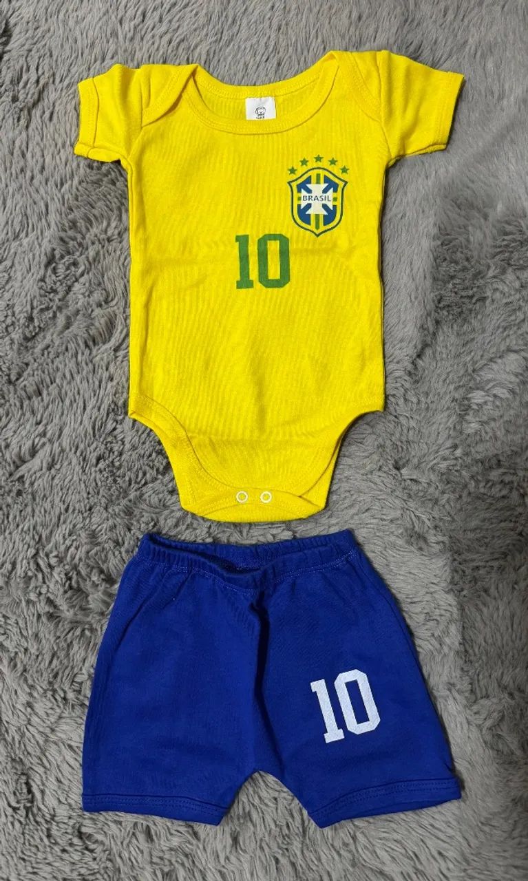 Conjunto do Brasil para bebês - Foto 2