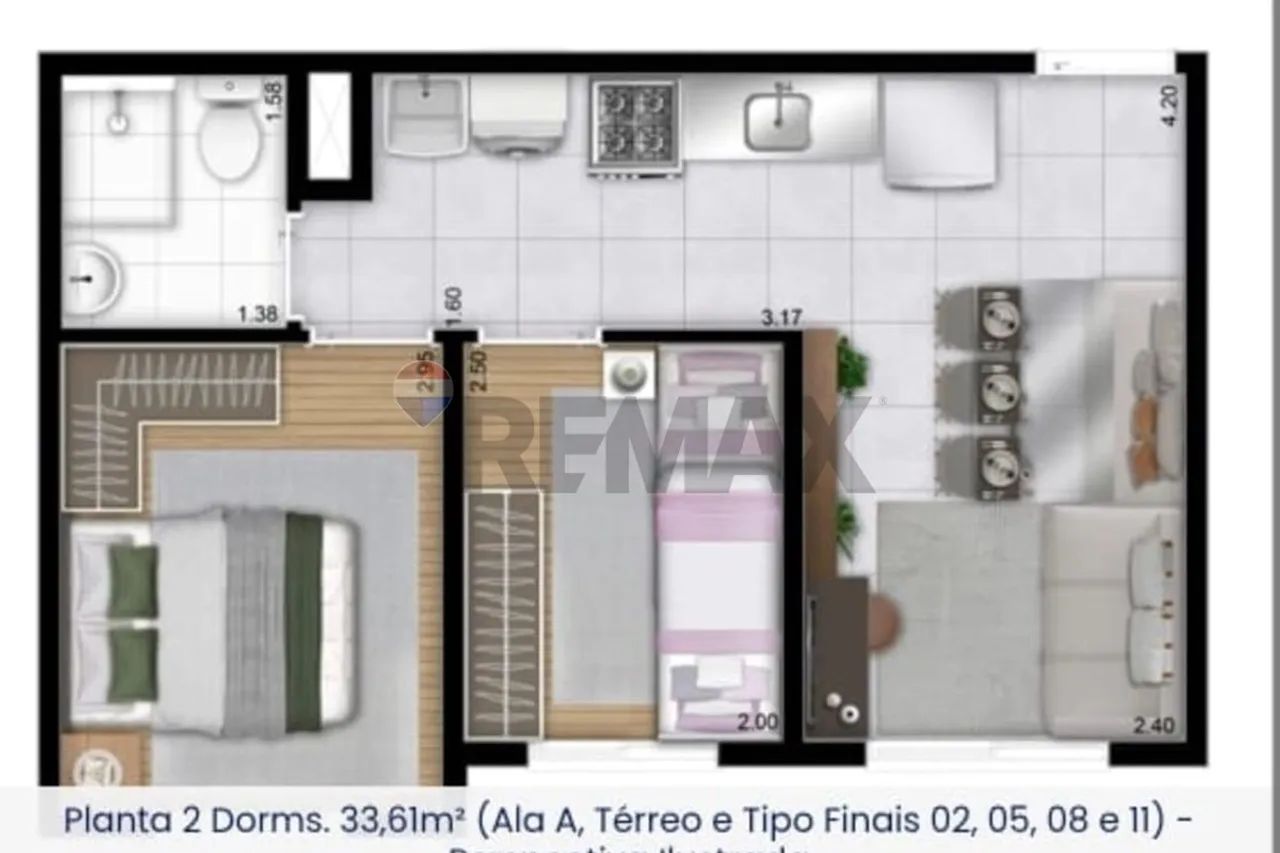 Apartamento Barra Funda 2 quartos, 1 banheiro - Foto 2