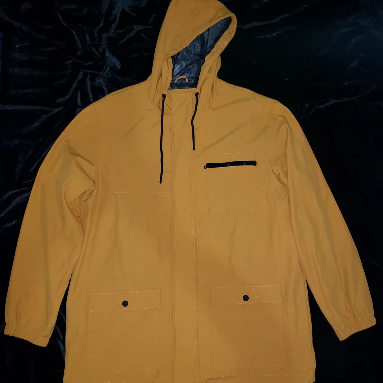 Casaco Parka com Capuz Ripping Amarelo