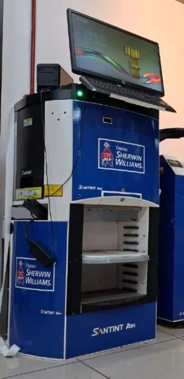 Máquina Dosadora de Tintas Santint A3H automática 16 Canester  - Foto 3