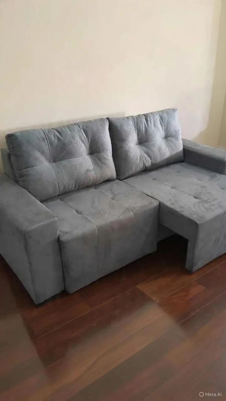 Sofá retrátil promoção a pronta entrega