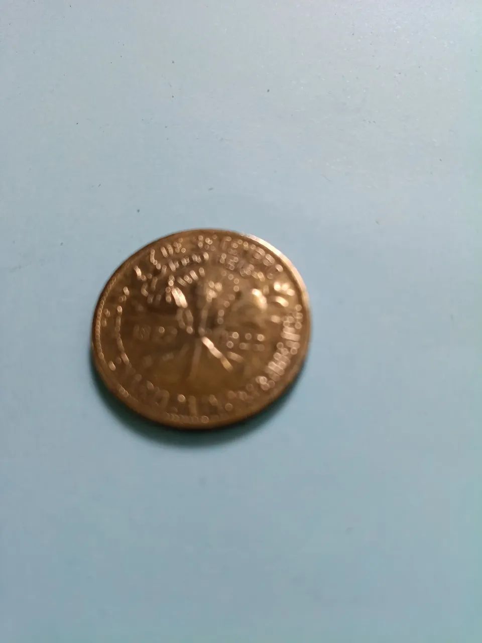 Moeda comemoração do primeiro centenário do Brasil 1922.