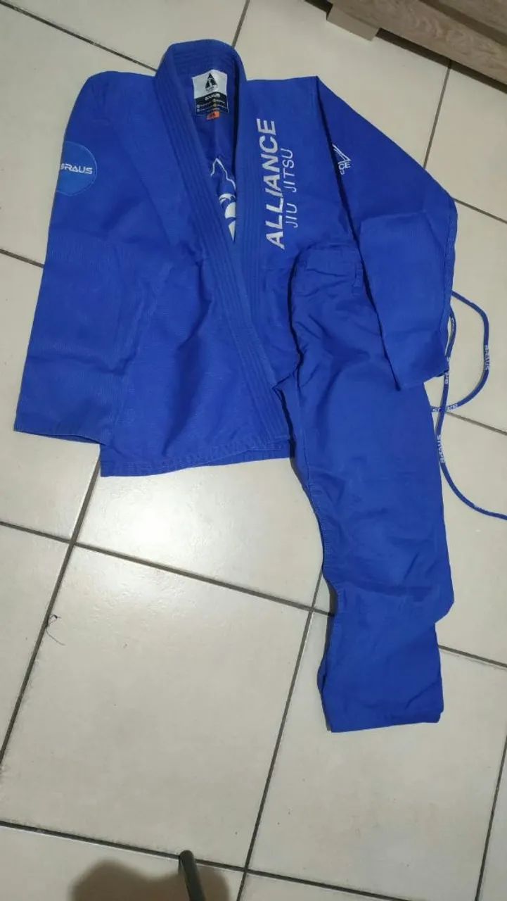 Kimono Alliance A1L braus azul  - Foto 4