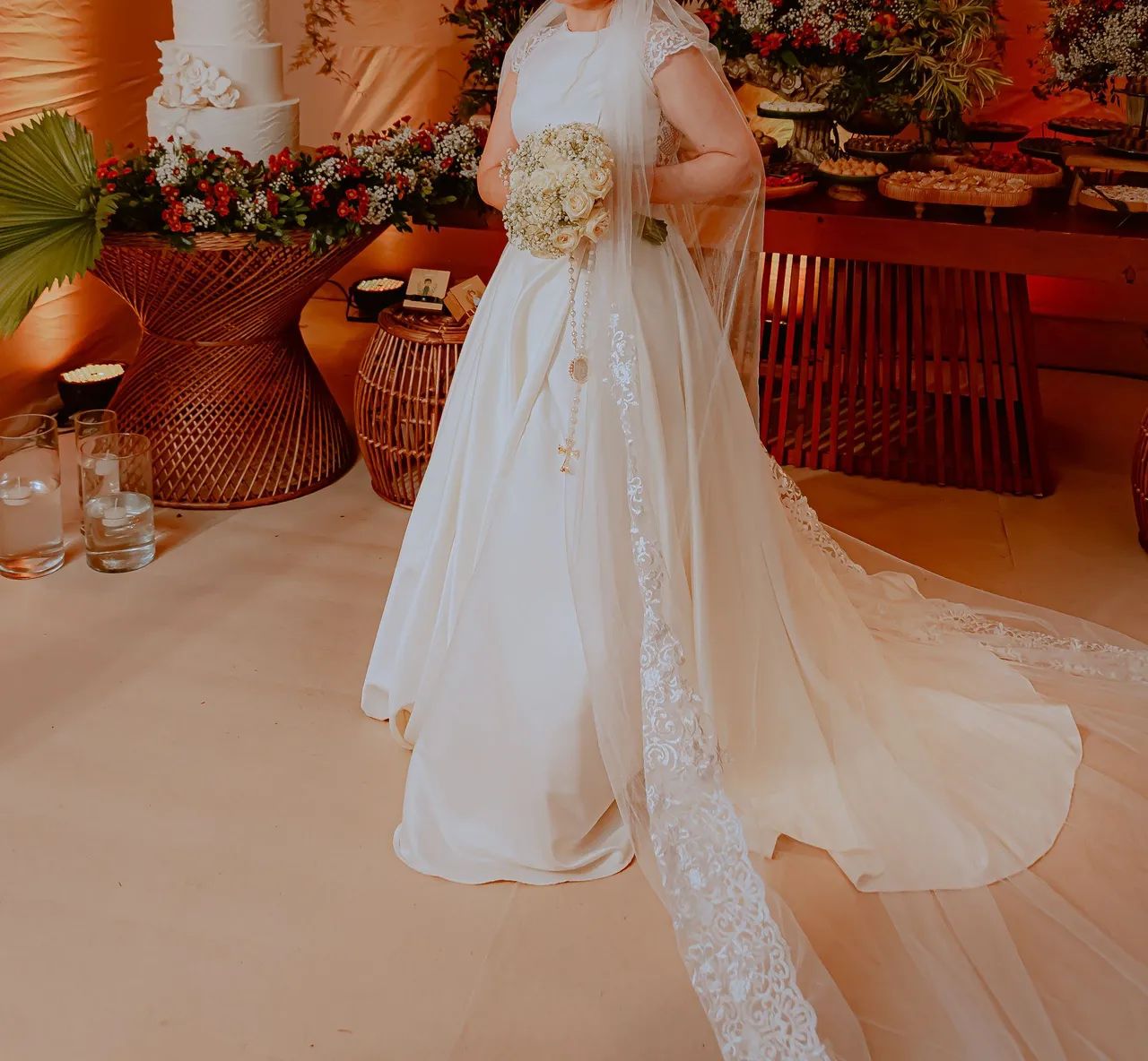 Vestido de noiva branco  - Foto 5