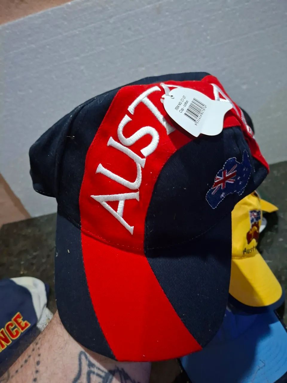 Bonés importados australianos.