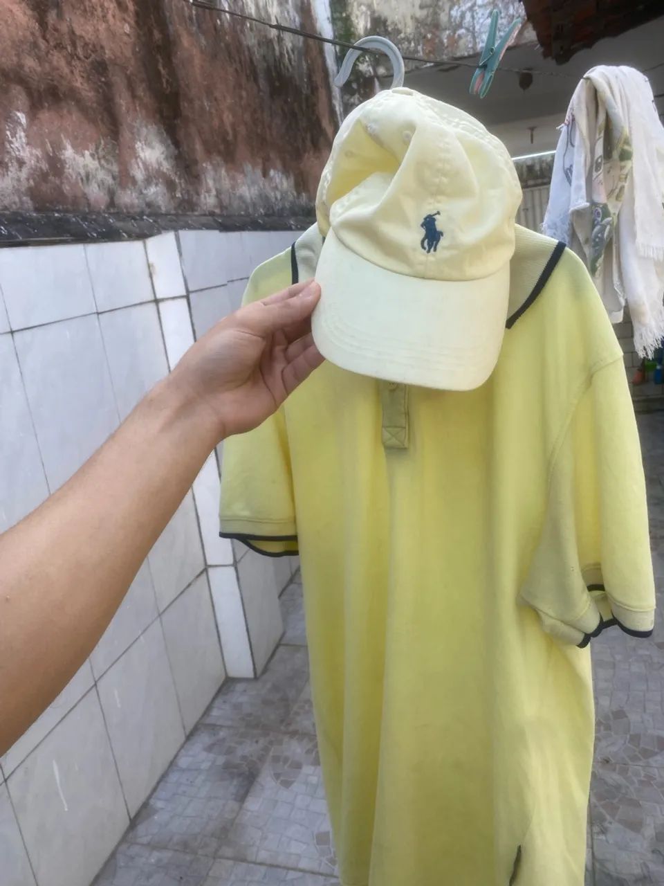 Camisa Polo e boneta da  Polo