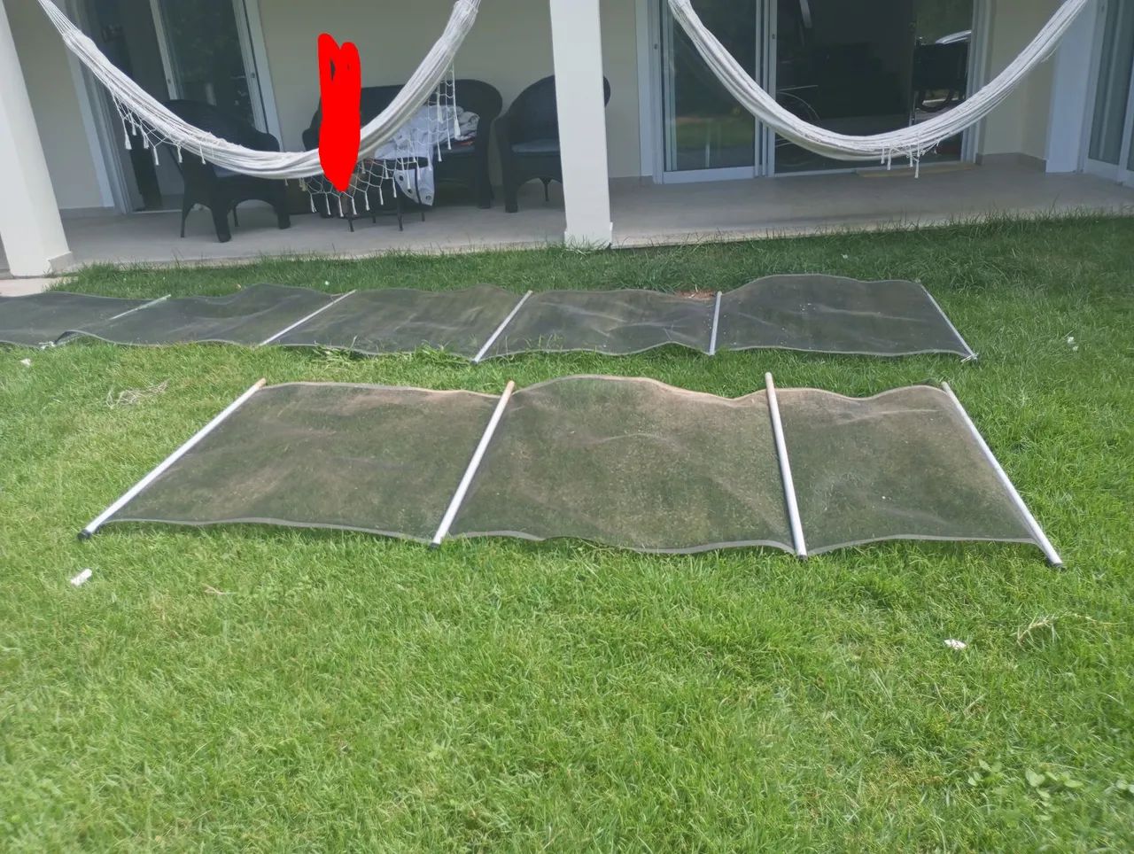 Vendo tela de proteção  removível para piscina 