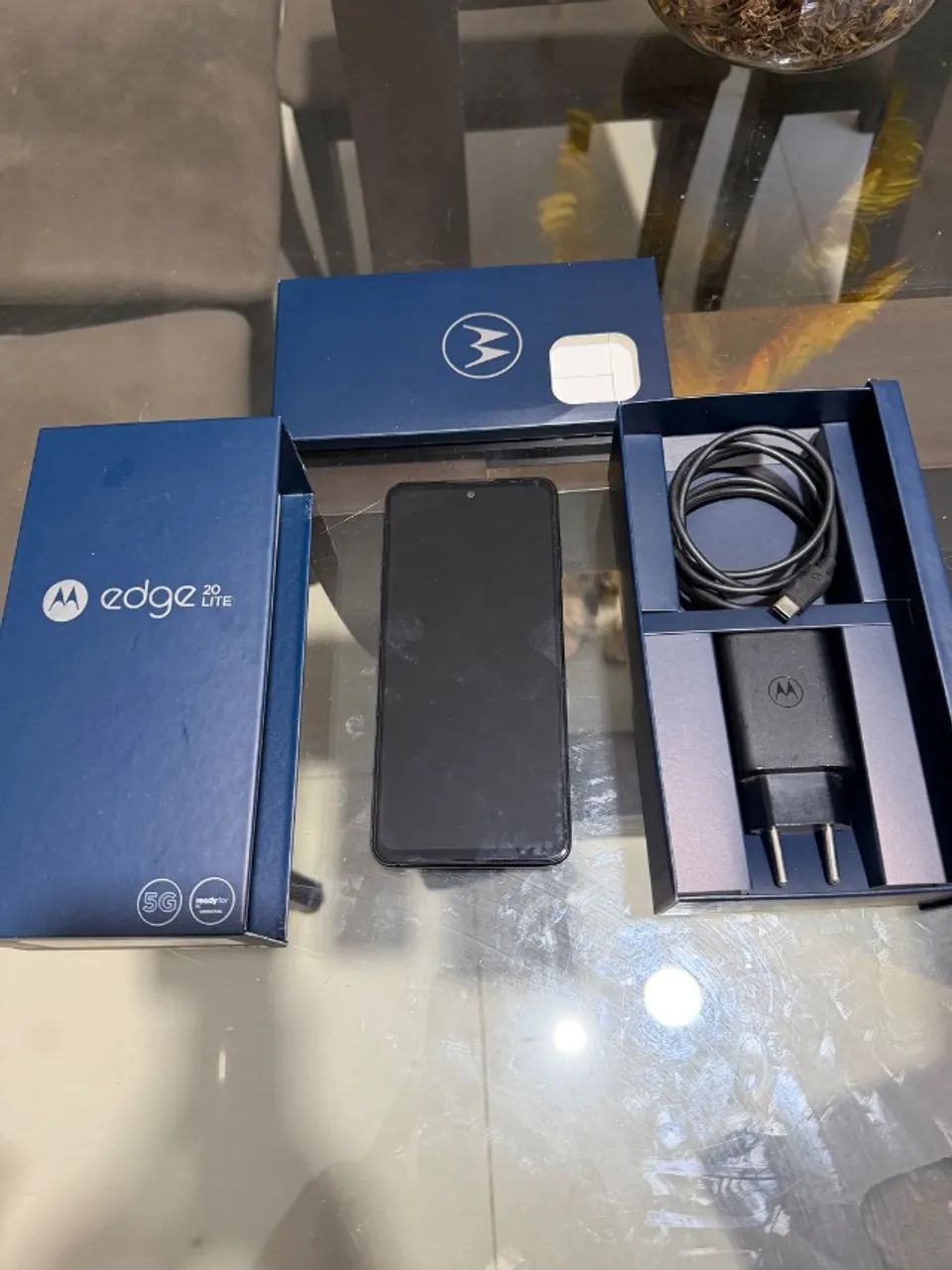 CELULAR EDGE 20 LITE NA CAIXA - Foto 5