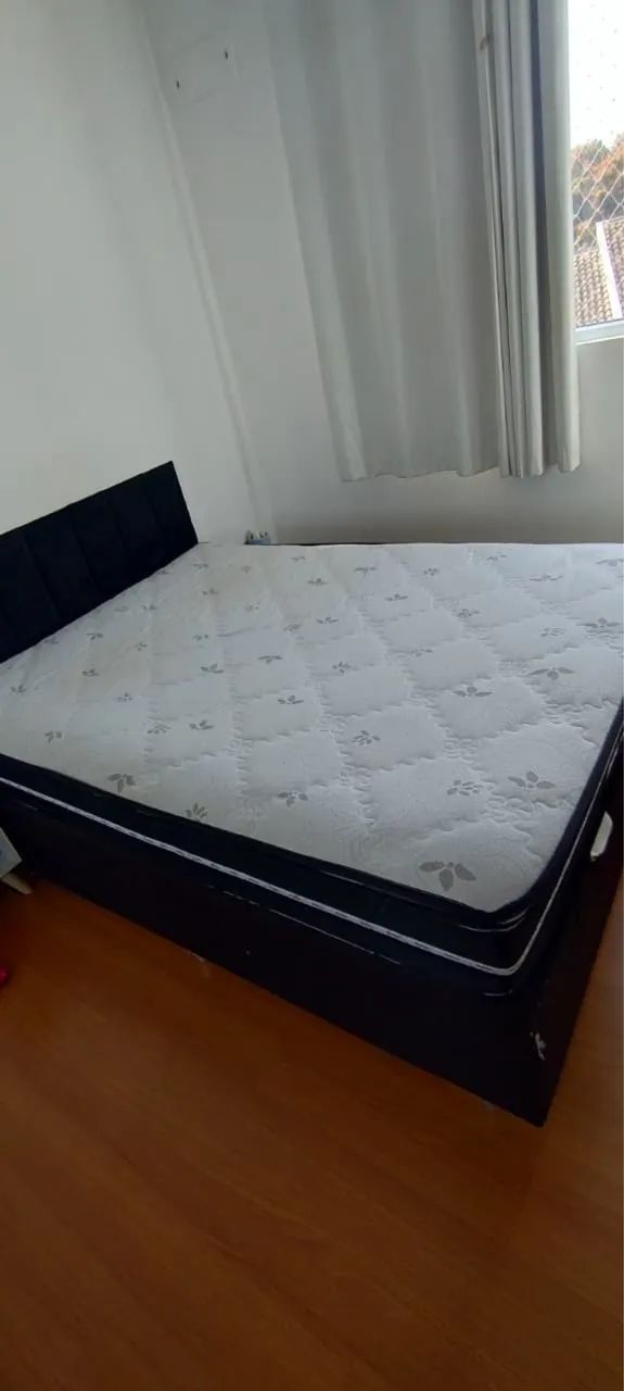 Cama box de casal com baú (incluso cabeceira) - Foto 4