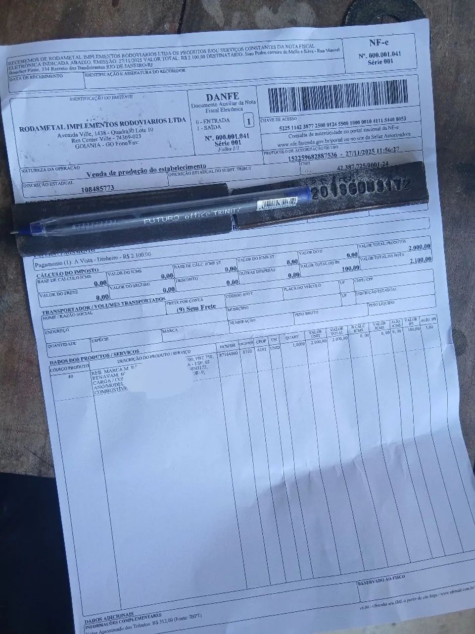 Legalização de carretinha reboque 