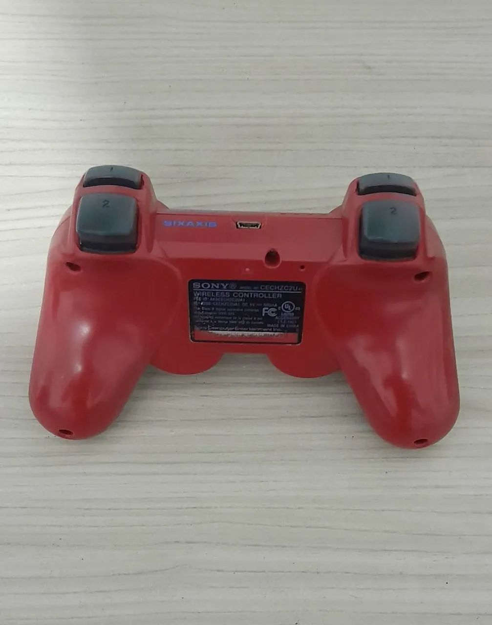 Controle Original Red PS3 - Foto 2