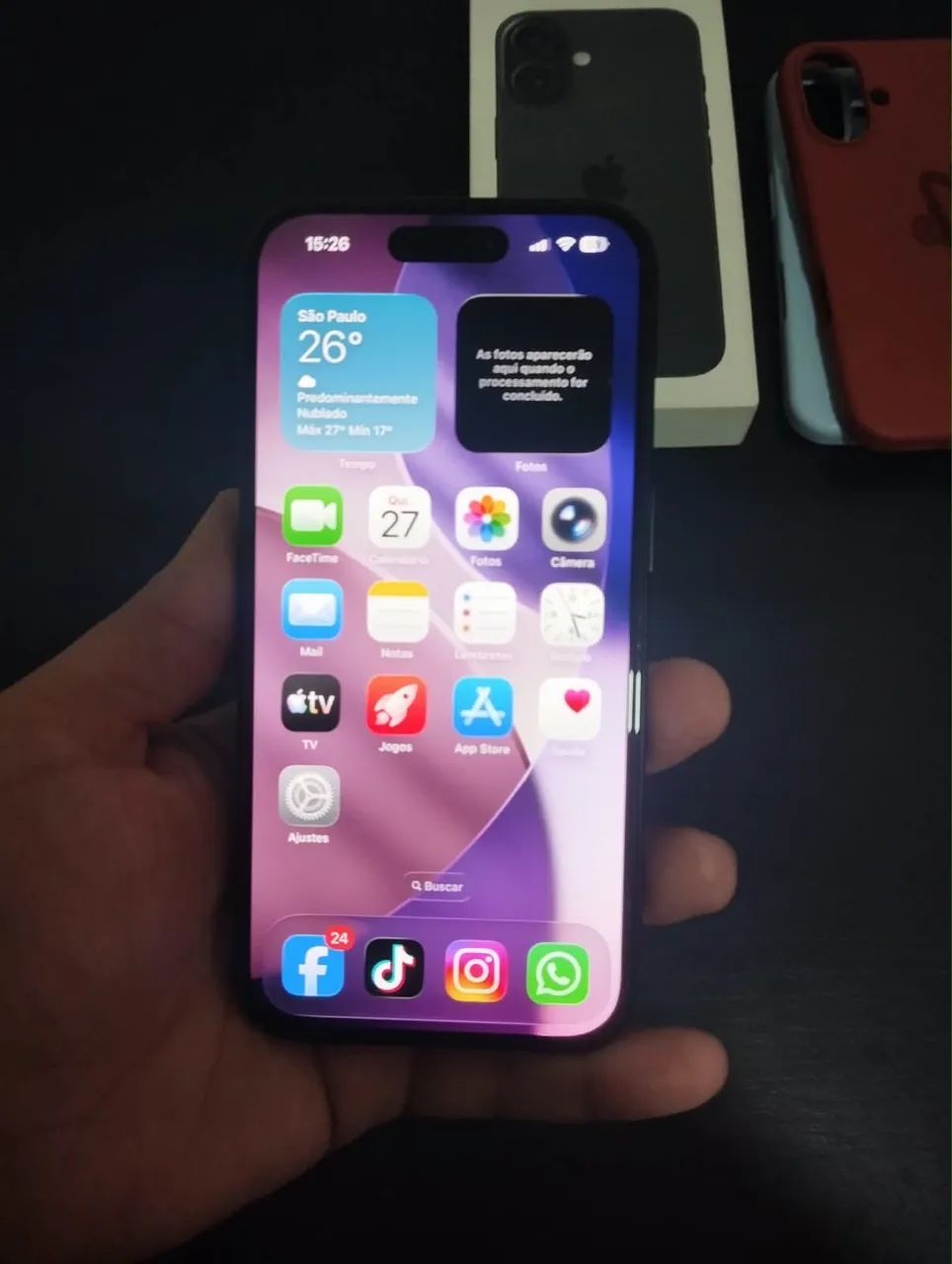 iPhone 16 Preto - Foto 3
