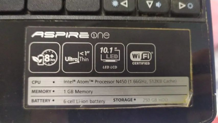 Netbook Acer Aspire One (tudo funcionando) - Foto 3