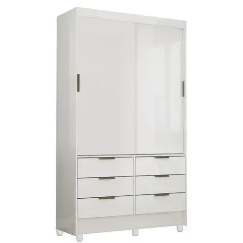 Guarda Roupa Sevilha Branco - Foto 2