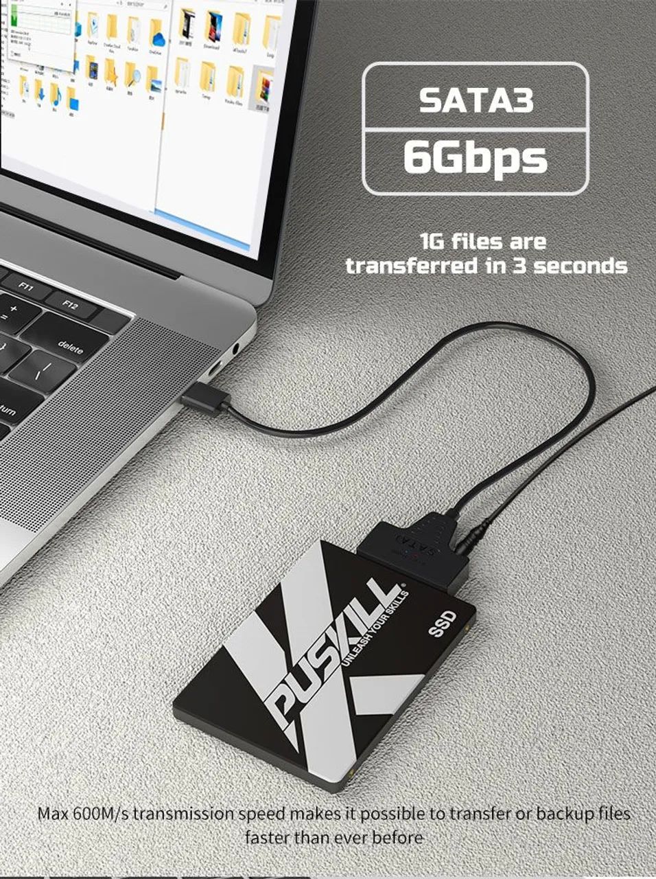 Cabo Sata para disco rígido 3,5 pegadas - Foto 4