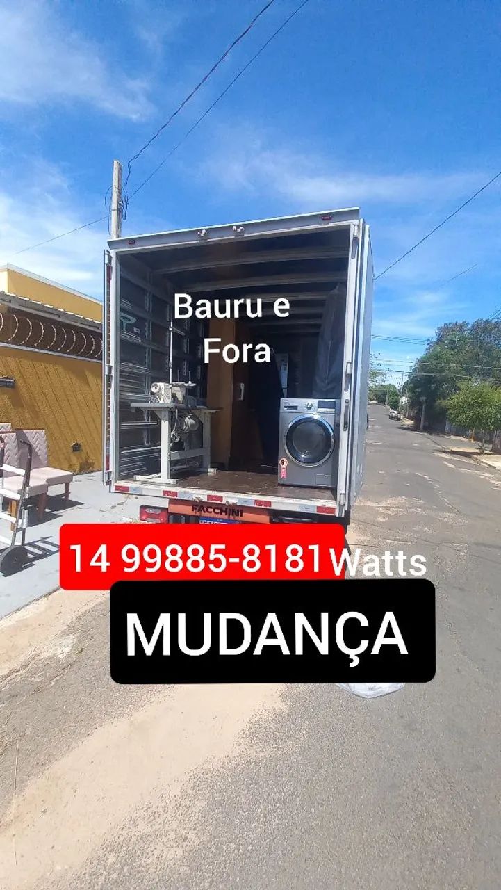 MUDANÇA ÓTIMO PREÇO  E FRETES C/ BAU
