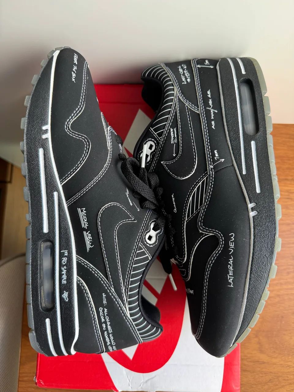 Air Max 1 Sketch To Shelf Black - Foto 2