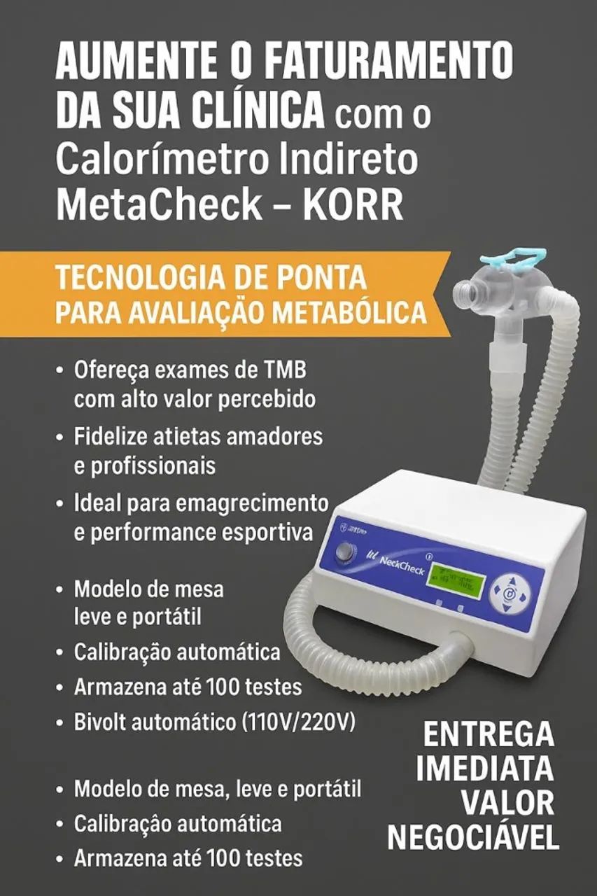 Calorimetria Indireta MetaCheck - Korr 