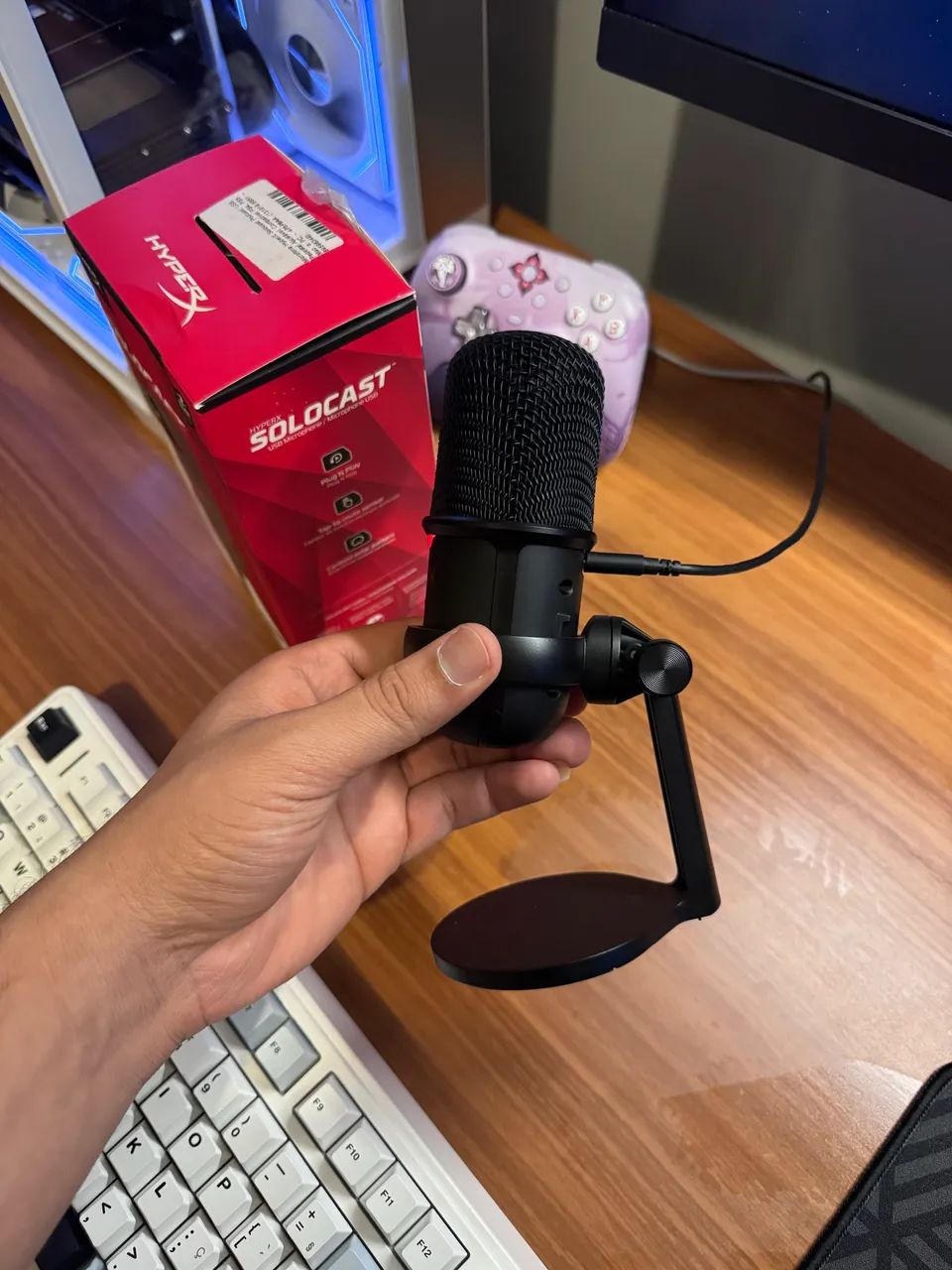 Microfone HyperX SoloCast USB - Na Caixa - Foto 3