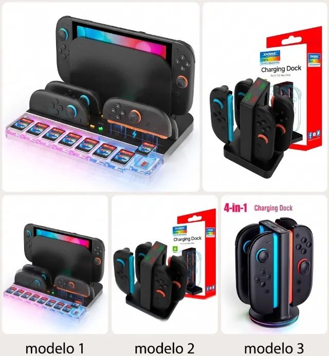 Base de Carregamento e Suporte para Controles Joy-Con do Nintendo Switch 2