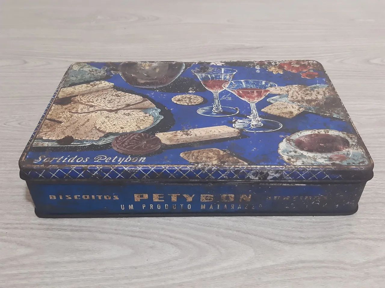 Lata Antiga Biscoitos Petybon - Foto 2