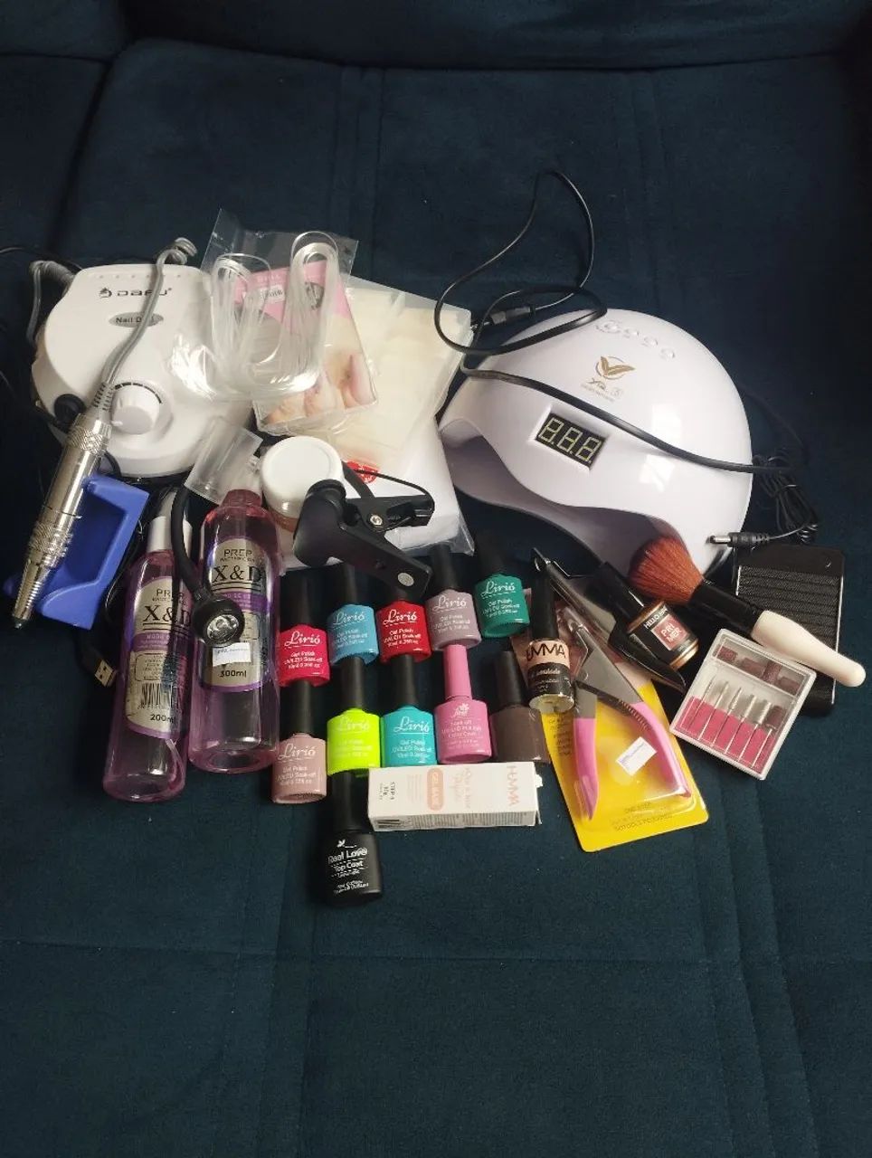 Kit unha em gel 