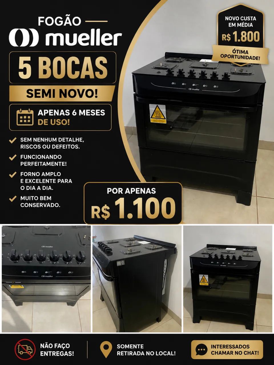 Fogão mueller