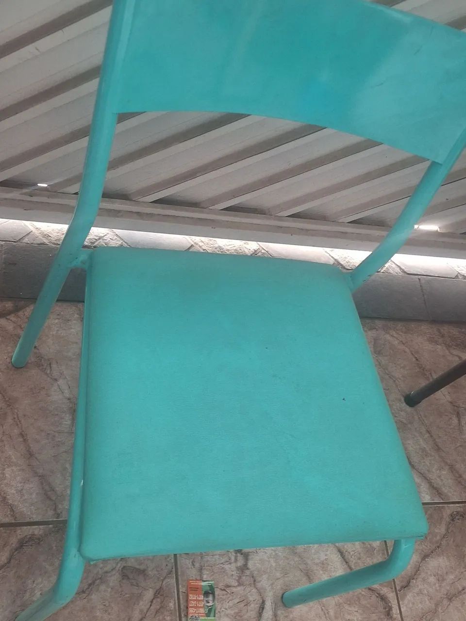 3 cadeiras verde da tok stok usada em bom estado.Cada uma ppor 60 reais.TENHO 3 - Foto 3