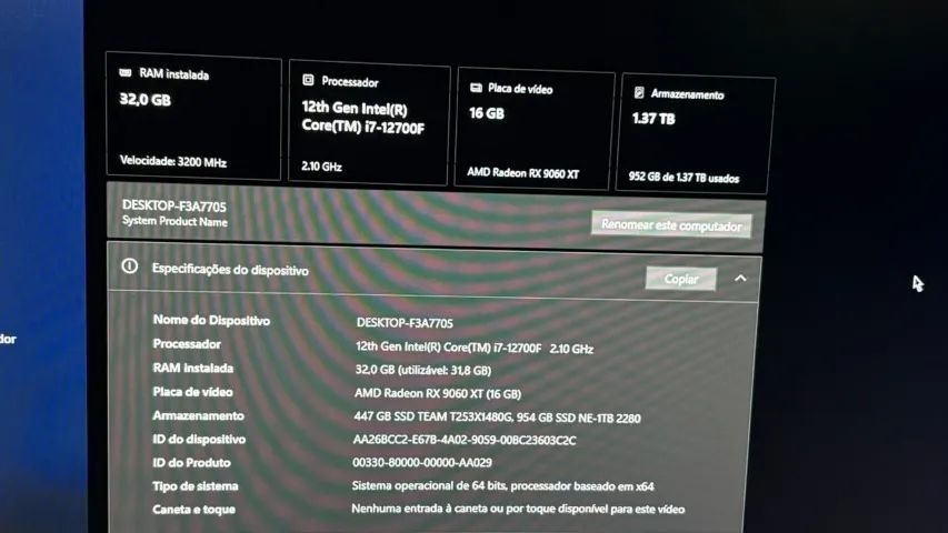 PC Gamer Intel Core i7-12700F - Foto 5