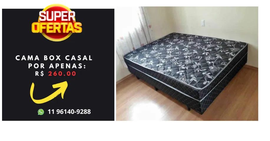cama box casal (promoção)