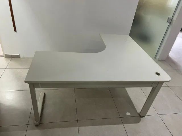 Mesa de escritório em L - 2 unidades