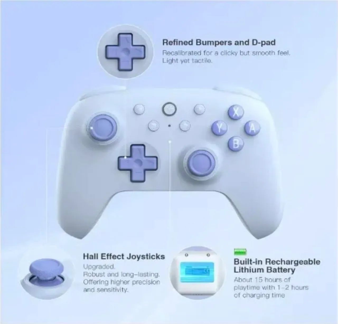 Controle 8bitdo ultimate 2c multiplataforma - Foto 4