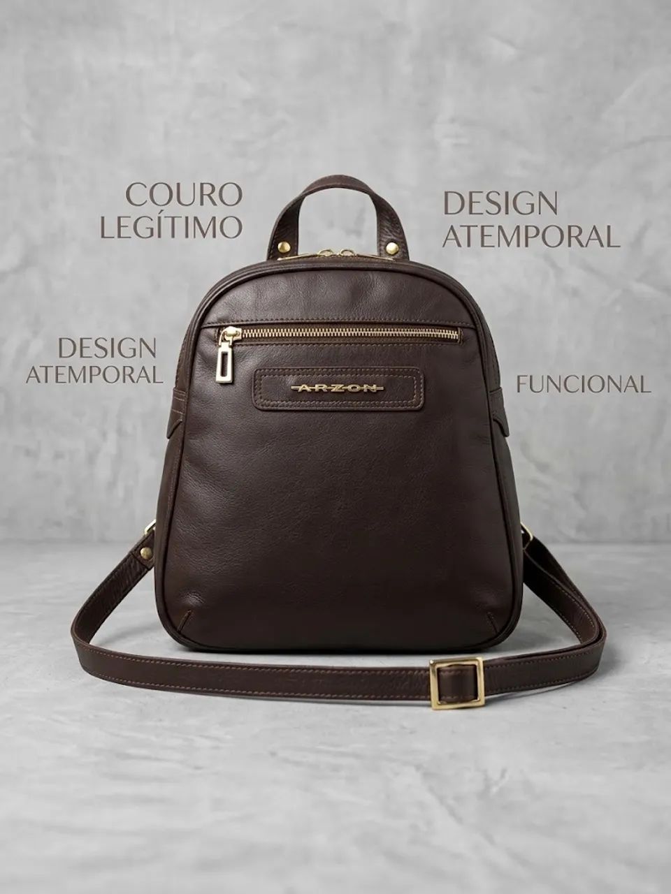 Bolsa couro legítimo arzon
