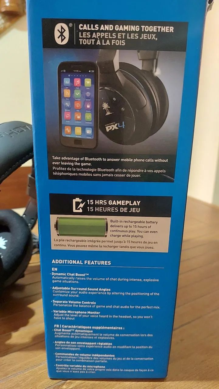 Fone de ouvido Turtle Beach PX4 WIRELESS TOP - Foto 4