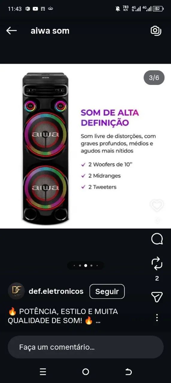 Vendo som Aiwa  - Foto 2
