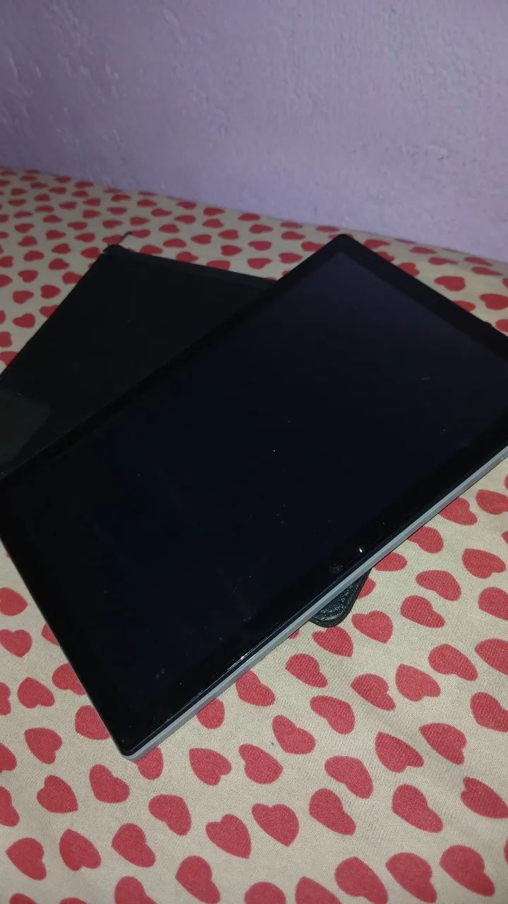 Tablet pc pro12, na caixa com mini teclado, capa e carregador.  - Foto 3