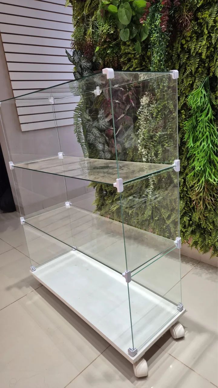 Expositor bancada de vidro de loja - Foto 2