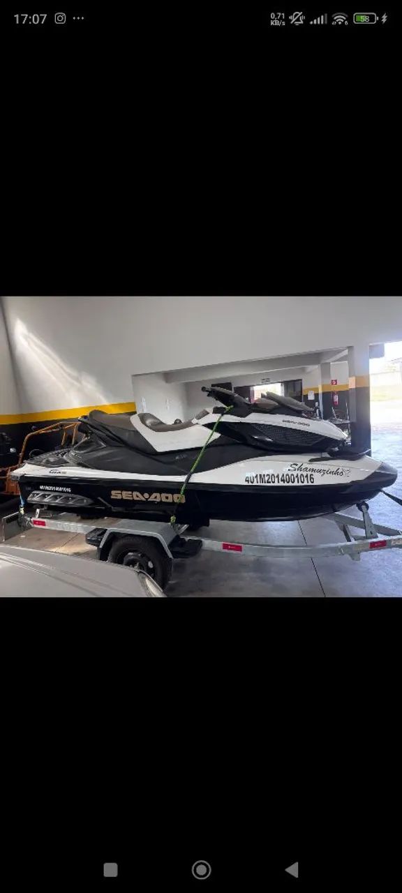 JET SKI     Seedoo GTX S 155 + carretinha 