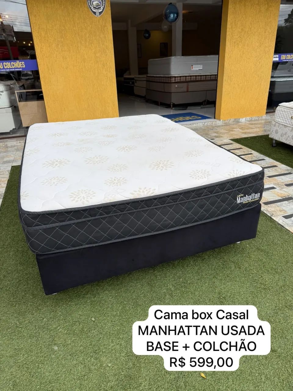 Cama Box Casal MANHATTAN USADA - ENTREGO 