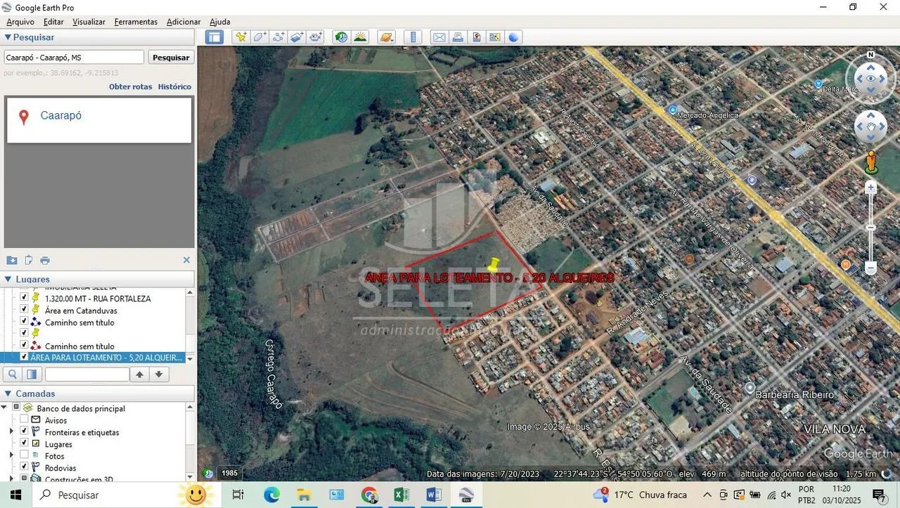 ÁREA PARA LOTEAMENTE POSSIBILIDADE DE 449 TERRENOS - Foto 2
