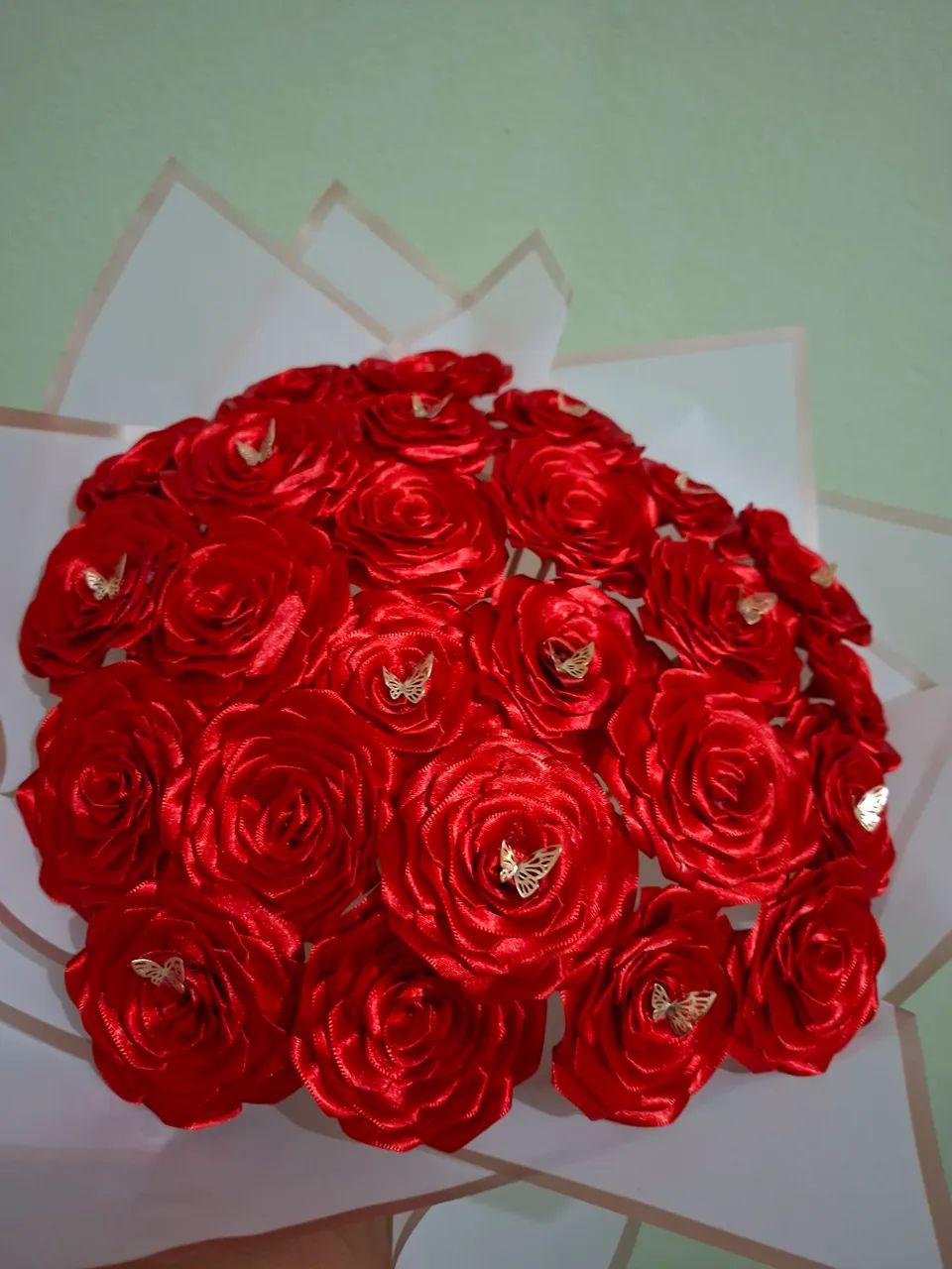 Flores de Cetim - Foto 3