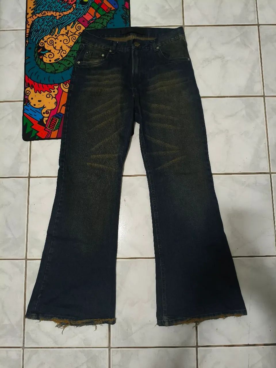 Calça Ukio Stain Bootcut 