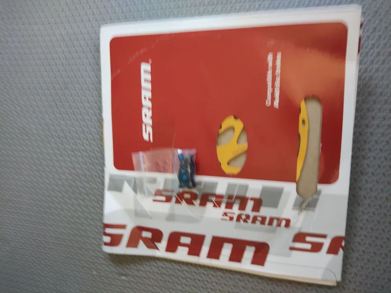 Par Disco de freio rotor Sram dourado  - Foto 2