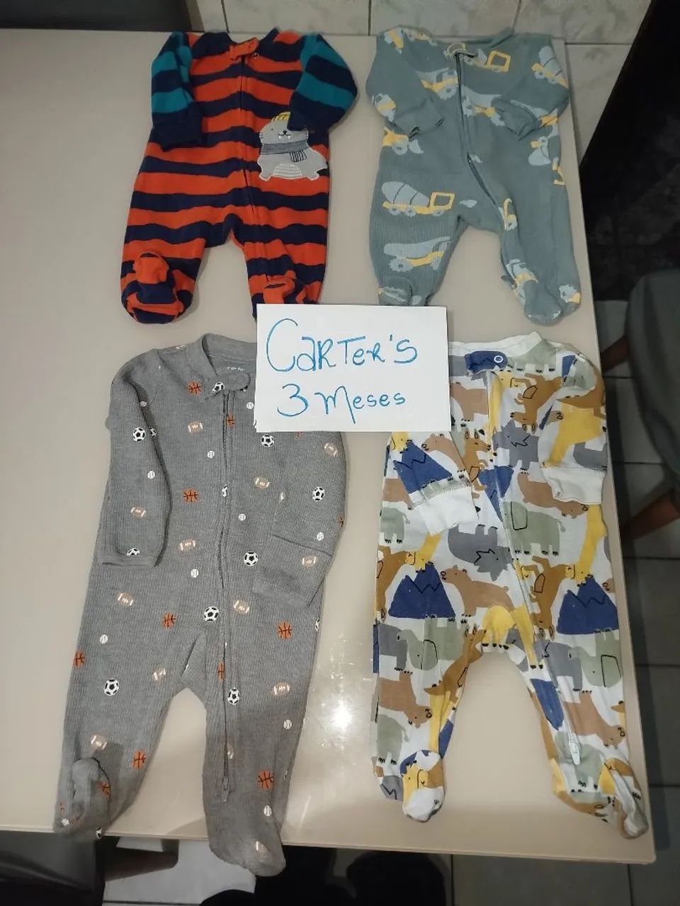 Lote macacão carters 3 meses - Foto 3