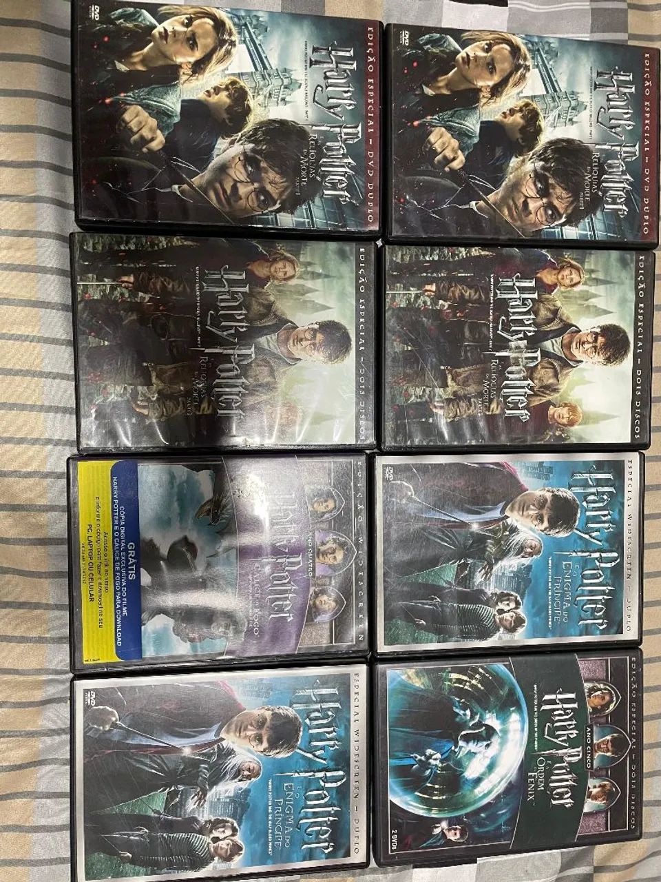 Lote DVDs Harry potter 