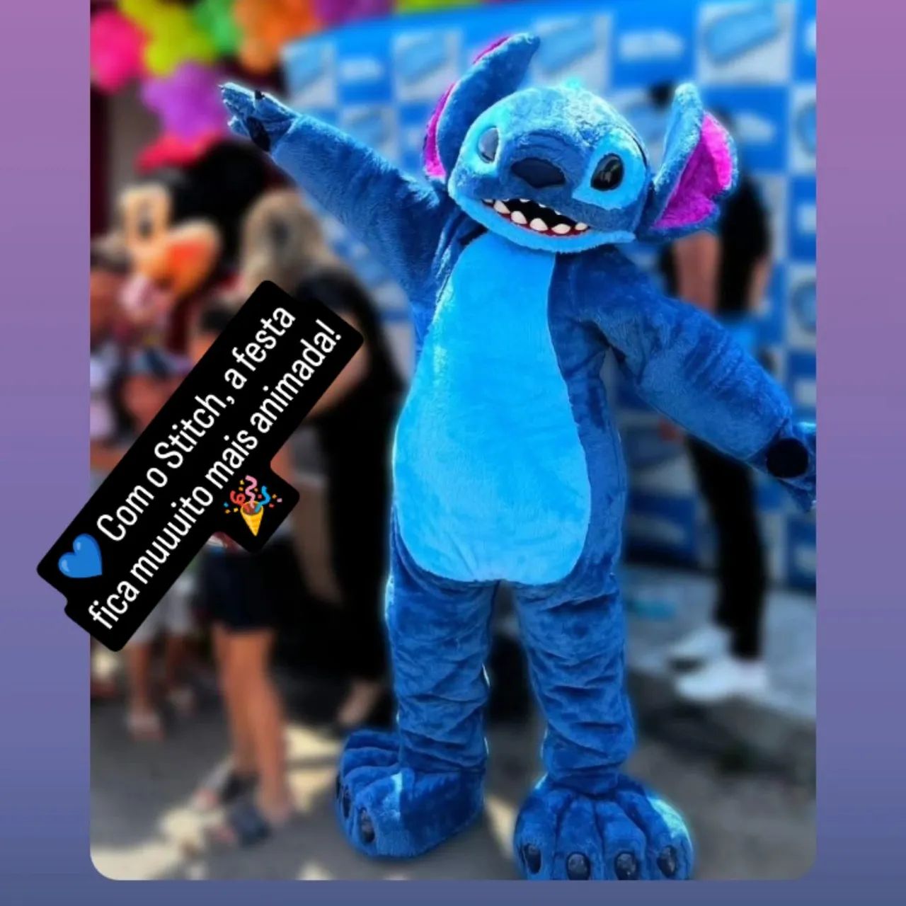 Stitch de Luxo, personagem vivo. - Foto 2