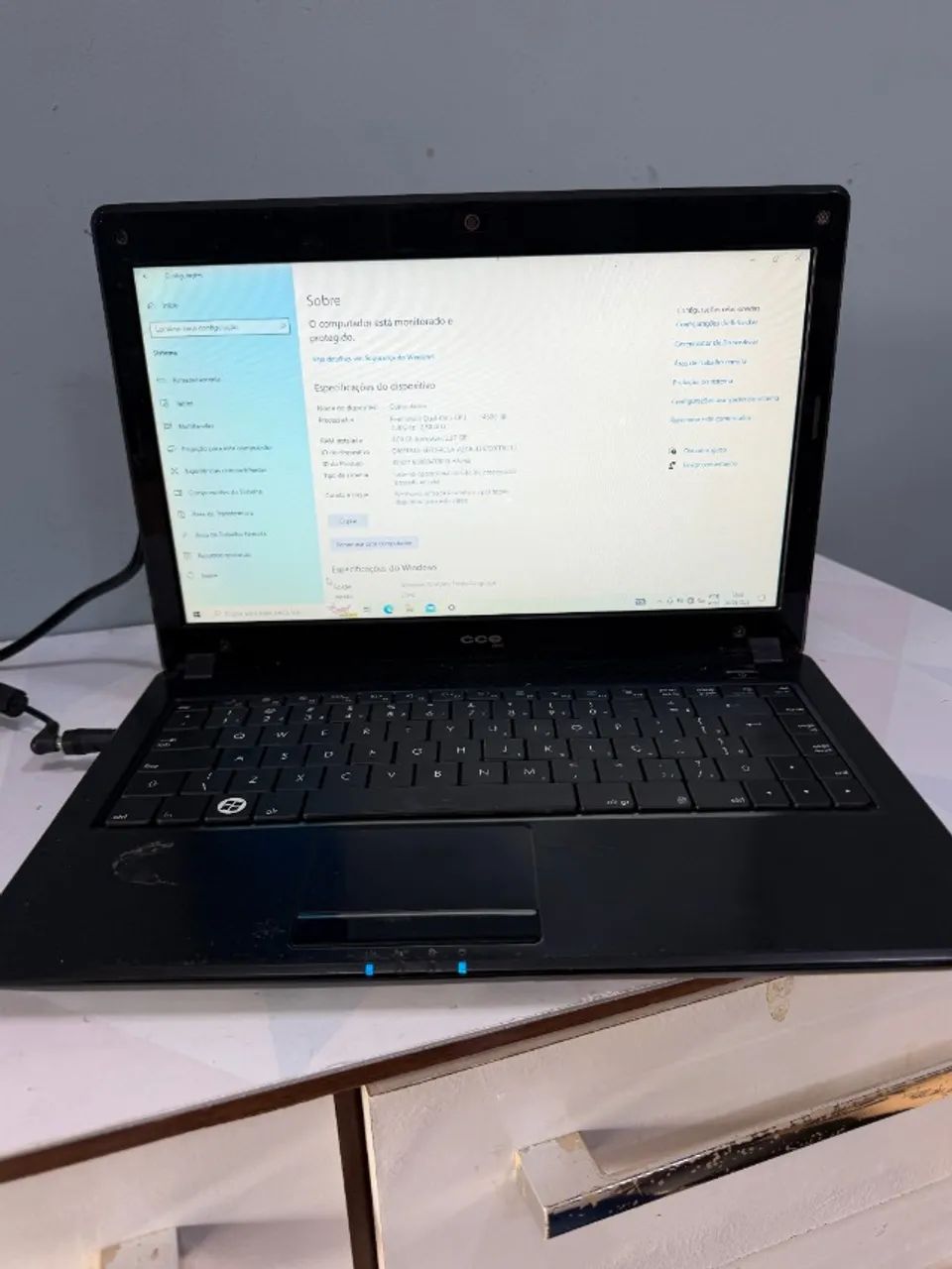 Notebook CCE Pentium Dual Core 4GB RAM HD 300GB com Office - Foto 4