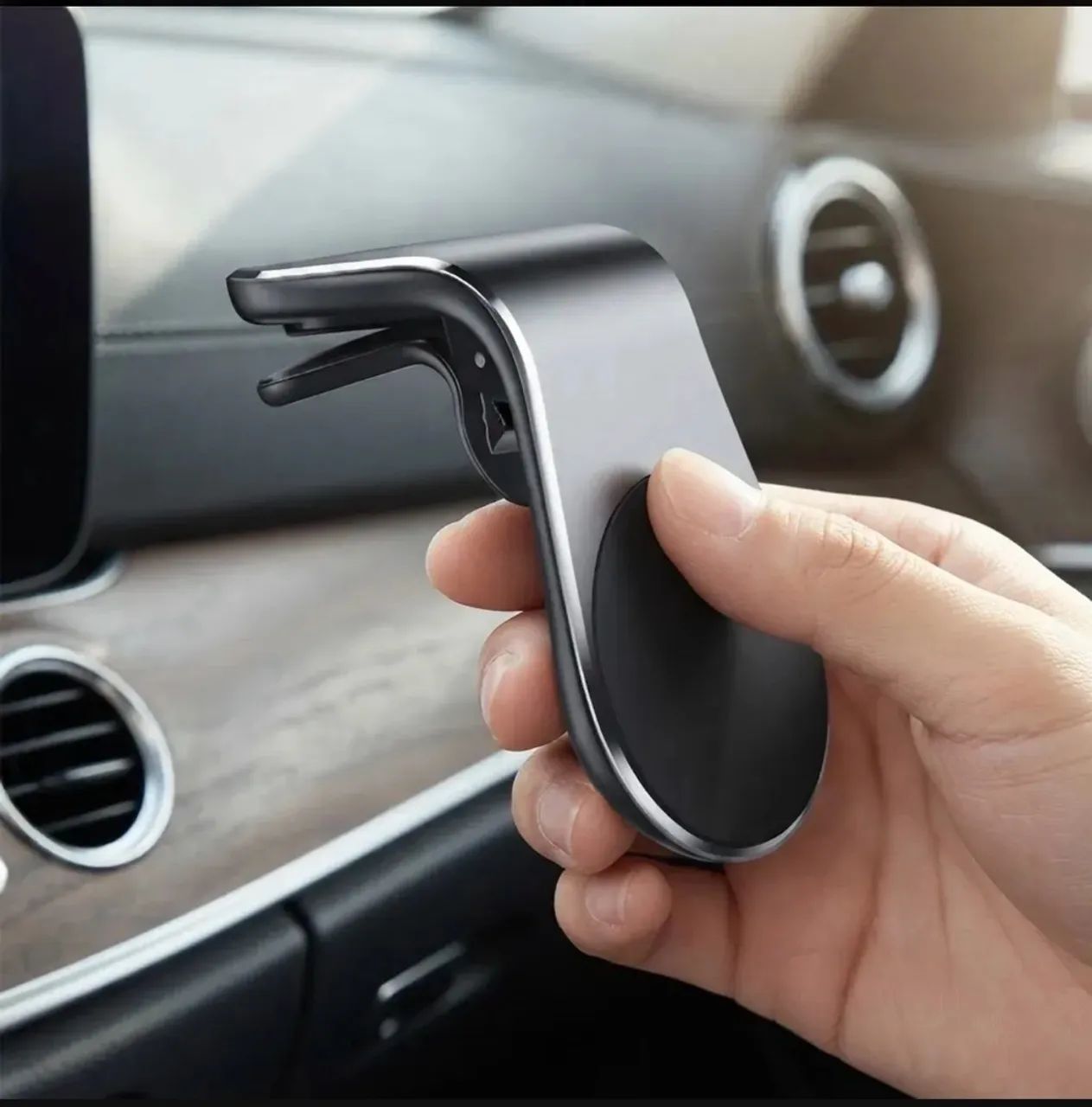 Suporte Celular Magnético 360º para carro  - Foto 5
