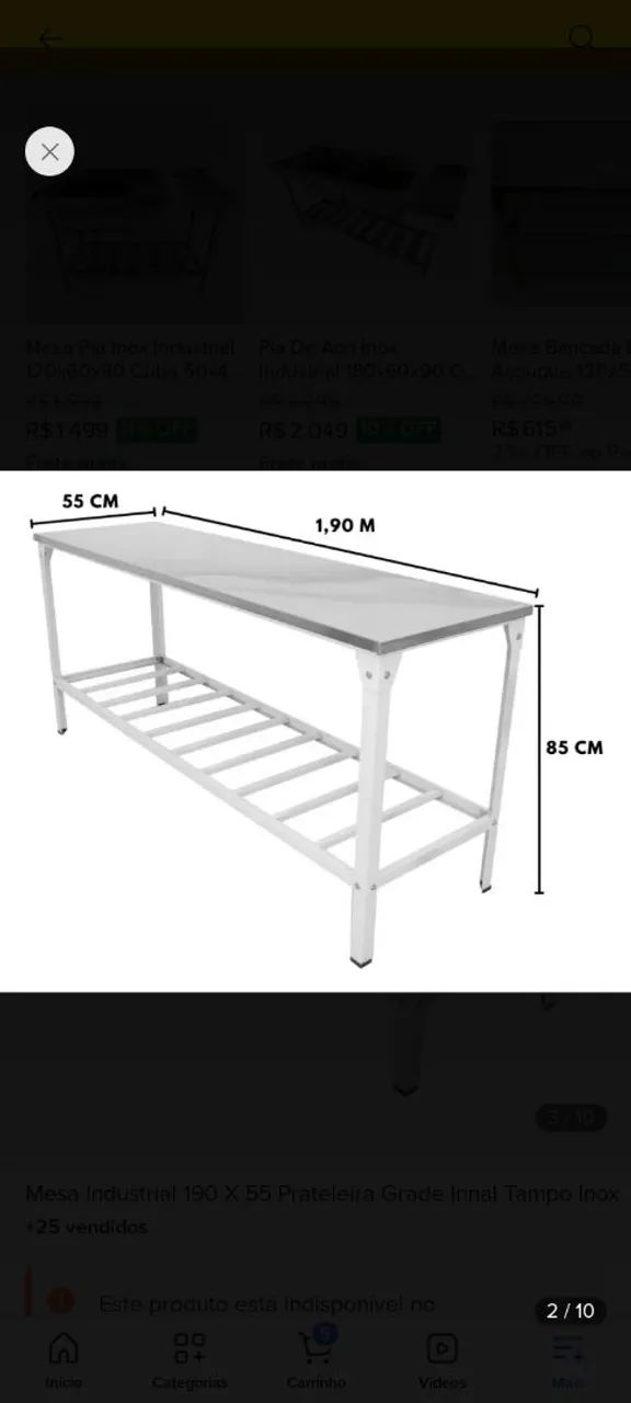 Mesa inox - Foto 2